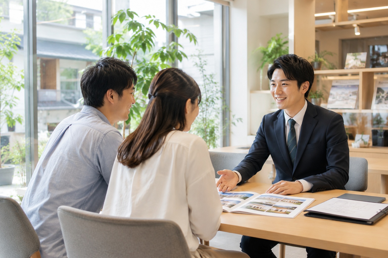 住まい相談を行う様子